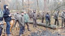Leśnicy z RDLP Warszawa na wyjeździe szkoleniowym w Nadleśnictwie Chełm